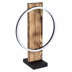 EGLO Boyal, Noir, Marron, Blanc, Plastique, Acier, Bois, IP20, II, 1 ampoule(s), 12 W