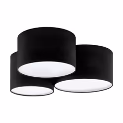 EGLO PASTORE, 3 ampoule(s), E27, IP20, Noir, Blanc