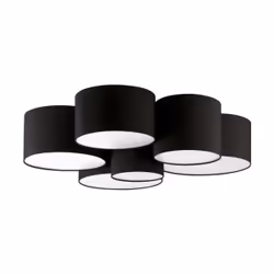 EGLO PASTORE, 6 ampoule(s), E27, IP20, Noir
