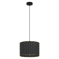 EGLO Marasales éclairage en suspension Support flexible E27 40 W Noir, Laiton