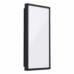 EGLO 99533 - Casazza, Surface, Rectangle, 1 ampoule(s), 3000 K, IP44, Noir