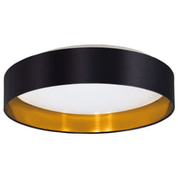 EGLO Maserlo éclairage de plafond Noir, Or LED F