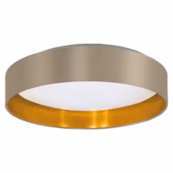 EGLO 99541 - Maserlo 2, 1 ampoule(s), LED, 3000 K, 2500 lm, IP20, Or, Taupe, Blanc