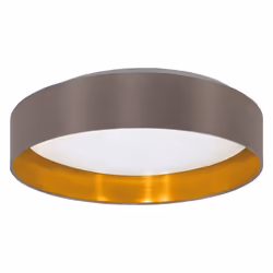 EGLO 99542 - Maserlo 2, 1 ampoule(s), LED, 3000 K, 2500 lm, IP20, Cappucino, Or, Blanc