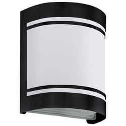 EGLO Cerno Éclairage mural extérieur E27 40 W Noir, Blanc