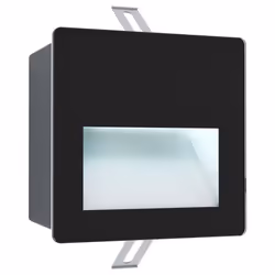 EGLO 99574 - Aracena, Spot lumineux encastrable, 1 ampoule(s), LED, 3,7 W, 4000 K, Noir, Blanc