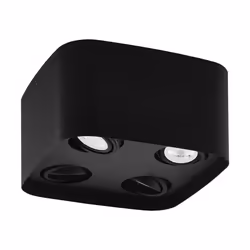 EGLO Caminales-Z, 4 ampoule(s), GU10, Noir