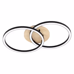 EGLO Lomaltas-Z, 4 ampoule(s), LED, 4400 lm, IP20, Noir, Marron, Blanc