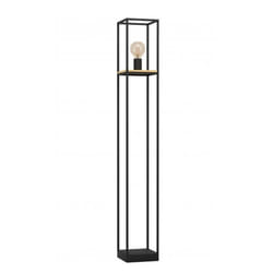 EGLO Libertad éclairage au sol E27 40 W Noir, Marron