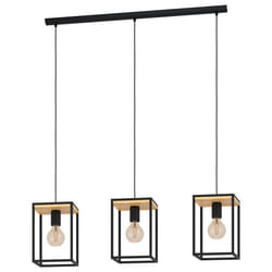EGLO Libertad éclairage en suspension Support de fixation E27 Noir, Marron