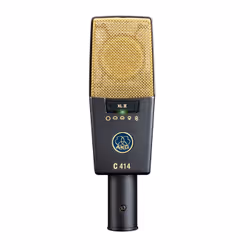 AKG C414 XLII, Microphone de scène/direct, 20 - 20000 Hz, 200 Ohm, Avec fil, XLR-3, Or, Gris