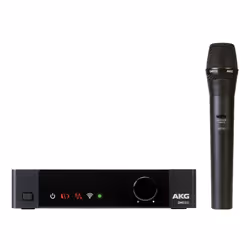 AKG DMS100, Microphone portatif, RF sans fil, 30 m, 70 - 20000 Hz, Récepteur monté sur rack, 70 - 20000 Hz