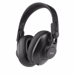 AKG K361-BT, Avec fil &amp;sans fil, Stage/Studio, 15 - 28000 Hz, 260 g, Écouteurs, Noir