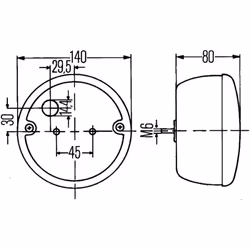 Feu arrière HELLA 2SD 001 685-218