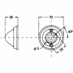 Feu de position HELLA 2PF 997 022-011