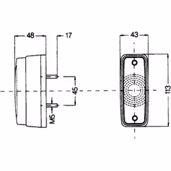 Feu de position HELLA 2PF 997 027-011