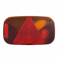 HELLA 2VB 998 232-021 Feu arrière droit rouge/jaune noir avec ampoules, pour remorques