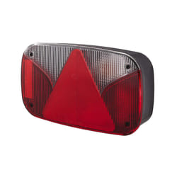 HELLA 2VB 998 232-101 Feu arrière droit blanc/rouge noir pour remorques, avec ampoules