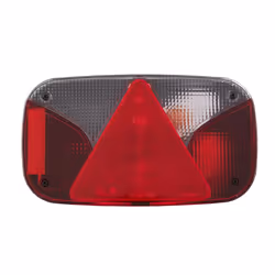 HELLA 2VB 998 232-101 Feu arrière droit blanc/rouge noir pour remorques, avec ampoules