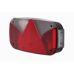 HELLA 2VB 998 232-131 Feu arrière gauche blanc/rouge noir pour remorques, avec ampoules