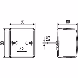 Éclaireur de coffre à bagages HELLA 2JB 996 012-121