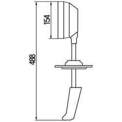 Phare orientable HELLA 1H5 998 502-051