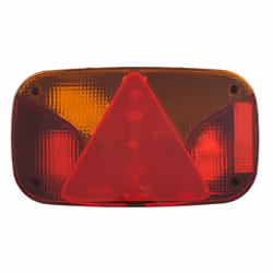 HELLA 2VB 998 232-211 Feu arrière gauche blanc/rouge noir pour remorques, sans ampoules