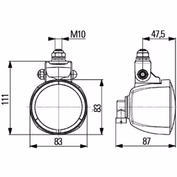 Lampe de travail HELLA 1G0 996 176-131 - Vue supplémentaire 7