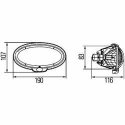 Lampe de travail HELLA 1GB 996 186-061 - Vue supplémentaire 4