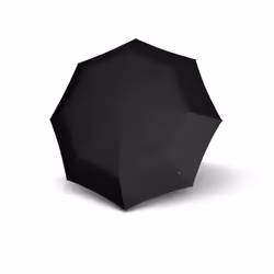 Knirps T.260 medium duomatic, Compact, Parapluie, Rond, Noir, Aluminium, Fibre de verre, Acier, Polyester