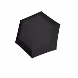 Knirps US.050 Ultra Light Manual, Compact, Parapluie, Rond, Noir, Aluminium, Fibre de verre, Polyester