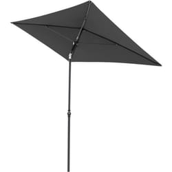 Parasol - DOPPLER - Rethink - 180x120cm - Gris foncé - PET recyclé - Résistant aux intempéries