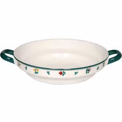 RIESS 0220-049, Coupe de fruits, Rond, Acier émaillé, Multicolore, Blanc, 3 L, Service