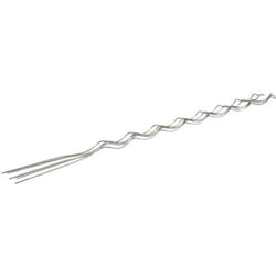 Lot de 5 tuteurs spirale en acier galvanisé h:180m Windhager