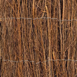 Brise-vue - Windhager - 15x3m - Marron - Isolation visuelle - Bruyère