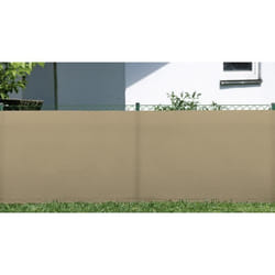 Brise vue - WINDHAGER - Raphia occultant 99% - Taupe - 120x300cm