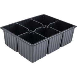 Plaque pour semis - Windhager - 4 x 6 alvéoles - Plastique - Noir - Rectangulaire