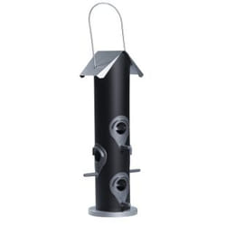 Windhager 06969 mangeoire pour oiseau Noir, Argent Métal Support
