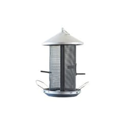 Windhager 06999 mangeoire pour oiseau Noir, Argent Chrome, Métal Support