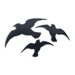 Windhager 07116 Effaroucheur visuel pour animaux Silhouette d'oiseau Noir