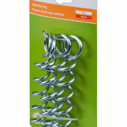 Windhager 312613, Sardine (pour tente), Métal, Acier satin, 140 mm, 4 pièce(s), 140 mm