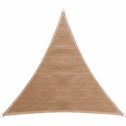 Windhager Sun Sail CAPRI, Beige, Tente de jardin, Monochromatique, 225 g/m², 90%, 4 x 4 m