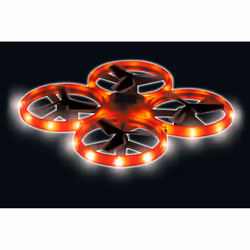 Carrera RC 370503026 caméra drone 4 rotors Quadcoptère Noir, Rouge