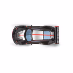Carrera Porsche 911 GT3 R "Black Devil" Modèle de voiture de sport - Vue supplémentaire 4