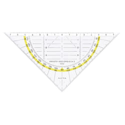 Aristo AR1552 Triangle 45° polyméthacrylate de méthyle (PMMA) Transparent 1 pièce(s)