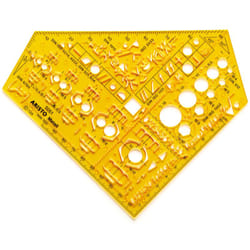 Aristo AR5051 Transparent, Jaune Plastique