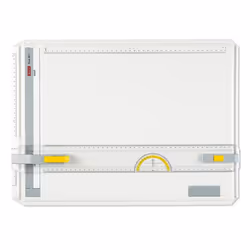 Aristo AR70332 tableau à dessin A3 (297x420 mm) Gris, Transparent, Blanc, Jaune