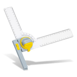 Aristo AR7094 règle Règle de butée d'angle Gris, Transparent, Jaune 1 pièce(s)