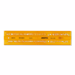 Aristo AR5301/5 Jaune Plastique Pochoir lettres/nombres