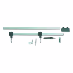 Compas à bâton en 2 parties, diamètre 1280 mm, complet avec accessoires